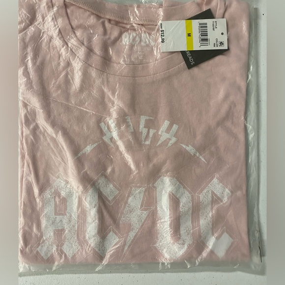 Grayson Threads | Tops | Nwt Pink Acdc High Voltage Tshirt | Poshmark